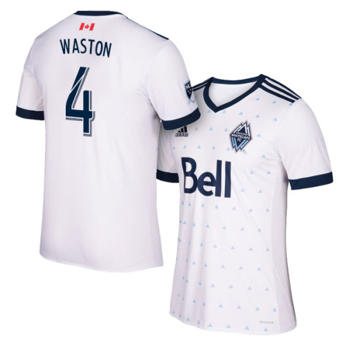 Kendall Waston Jersey Vancouver Whitecaps #4 White 2017-18