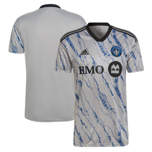Men's 2023 CF Montreal Away Gray Pantemis,James - 41 Authentic Jersey