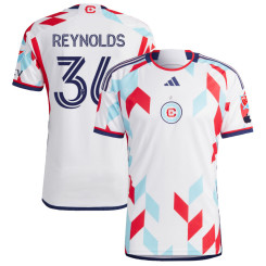 Men's 2023 Chicago Fire Away White Reynolds,Andre - 36 Authentic Jersey