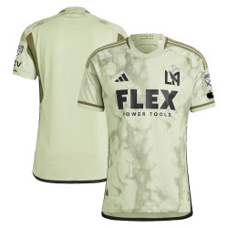 Men's 2023 LAFC Away Green  Authentic Jersey