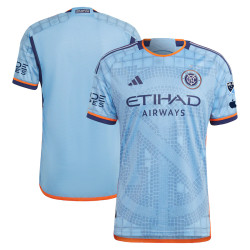 2023/24 New York City FC Home Blue Authentic Soccer Jersey