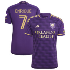 Men's 2023 Orlando City SC Home Purple Enrique,Ramiro - 7 Authentic Jersey