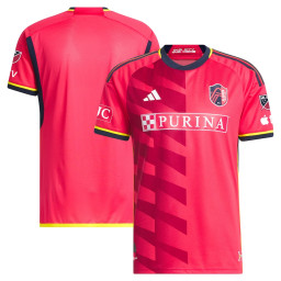 2023/24 St. Louis City SC Home Red Authentic Soccer Jersey