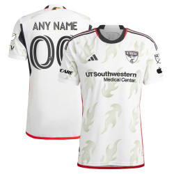 CUSTOM 2023/24 FC Dallas Away White Authentic Soccer Jersey