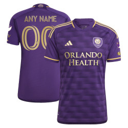 CUSTOM 2023/24 Orlando City SC Home Purple Authentic Soccer Jersey