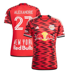 2024/25 Youth New York Red Bulls Alexandre,Davi 27 Red Authentic Home Jersey