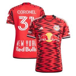 2024/25 Youth New York Red Bulls Coronel,Carlos 31 Red Authentic Home Jersey