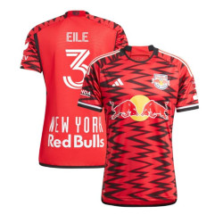 2024/25 Youth New York Red Bulls Eile,Noah 3 Red Authentic Home Jersey