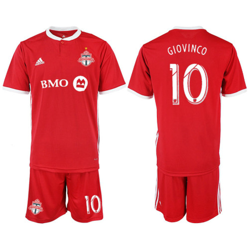 Toronto FC 2018/19 home #10 GIOVINCO Red home Authentic Jersey