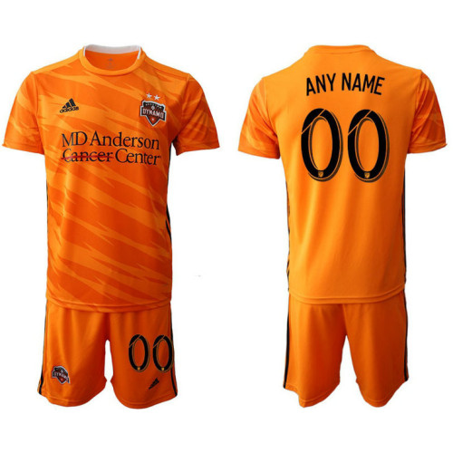 Houston Dynamo 2019/20 home Orange Customize Replica Jersey