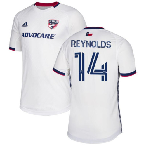 Youth FC Dallas #14 Bryan Reynolds White 2020/21 Away Replica Jersey