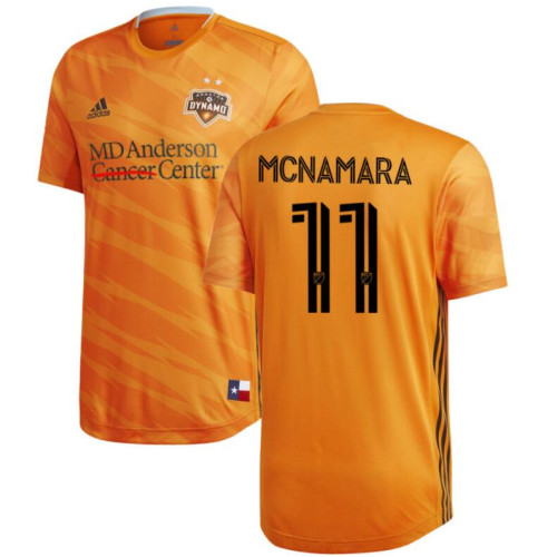 Youth Houston Dynamo #11 Tommy McNamara Orange 2020/21 Home Authentic Jersey