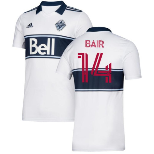Vancouver Whitecaps FC #14 Theo Bair White 2020/21 Home Replica Jersey